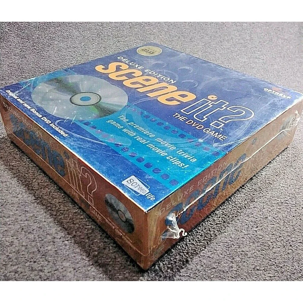 Deluxe Edition Scene It? 2004 The DVD Game & Bonus DVD~New & Factory Sealed!